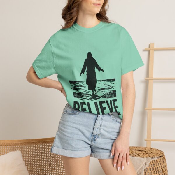 15768168733350644058_2048.jpeg Believe Religious T-Shirt — Faith-Inspired Graphic Tee