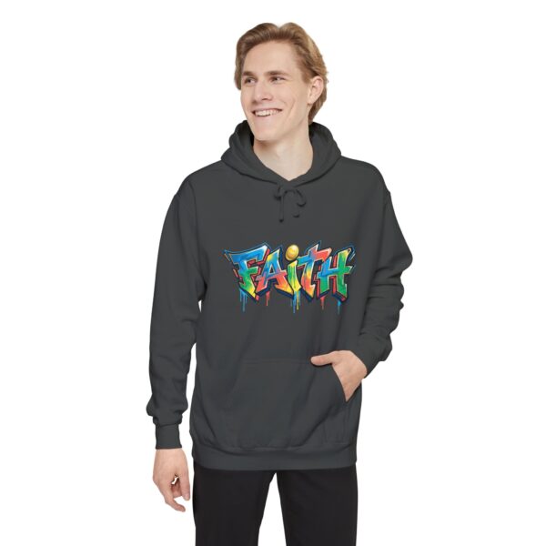 Faith Graffiti Hoodie — Bold Colorstreet Urban Pullover