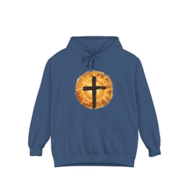 Christian Cross and SunHoodie — Faith Graphic Pullover
