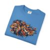 Lion Head Graphic T-Shirt — Colorful Abstract Mane Tee