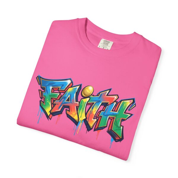 Faith Graffiti T-Shirt — Colorful Street Art Christian Tee
