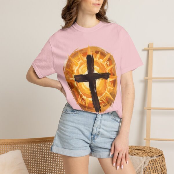Christian Cross and Sun T-Shirt — Faith Graphic Tee