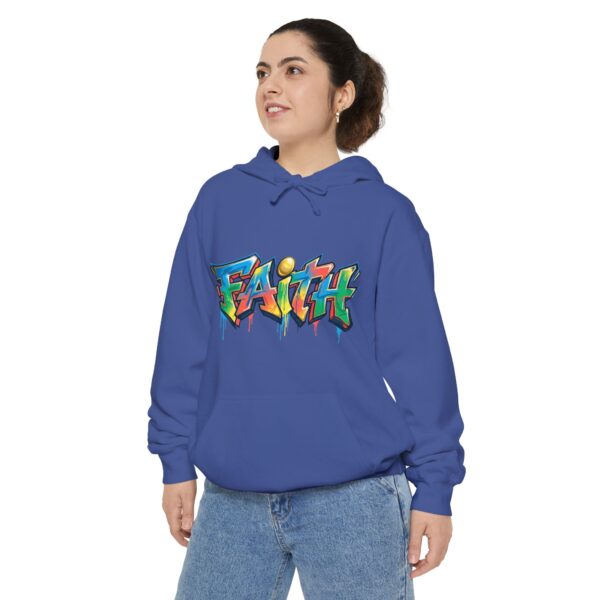 Faith Graffiti Hoodie — Bold Colorstreet Urban Pullover