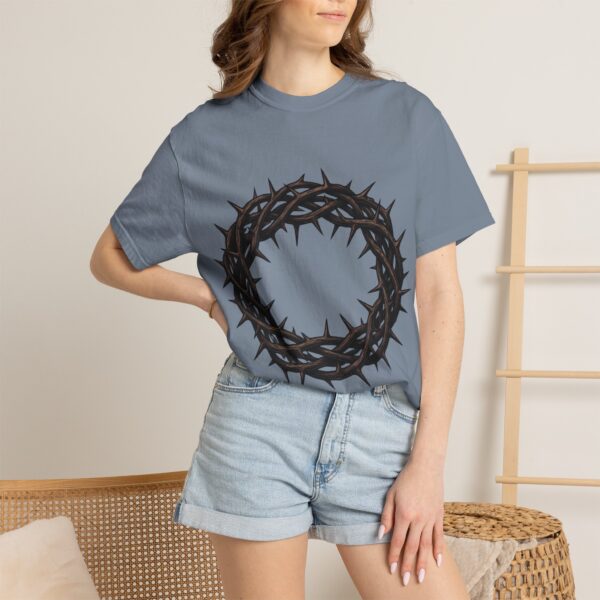 Crown of Thorns Graphic T-Shirt — Minimal Religious Symbol Tee