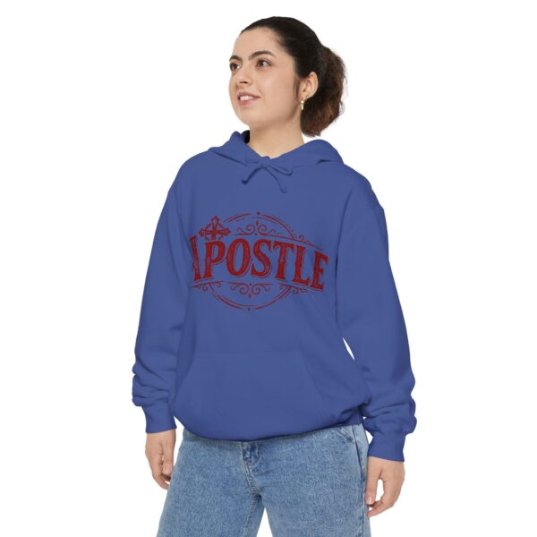 Apostle Hoodie — Vintage Script Religious Pullover