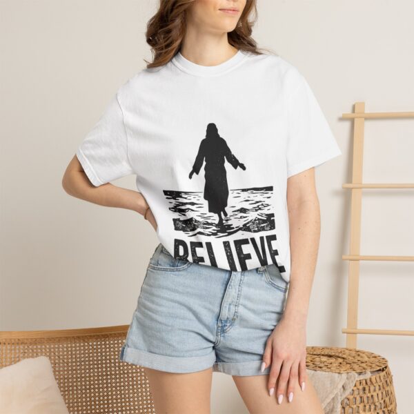 1677080417948184480_2048.jpeg Believe Religious T-Shirt — Faith-Inspired Graphic Tee
