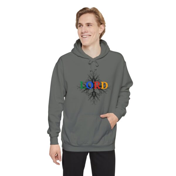 Lord Roots Hoodie — Colorful Tree of Life Christian Pullover