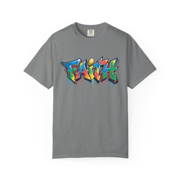 Faith Graffiti T-Shirt — Colorful Street Art Christian Tee