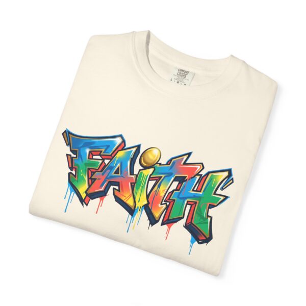 Faith Graffiti T-Shirt — Colorful Street Art Christian Tee