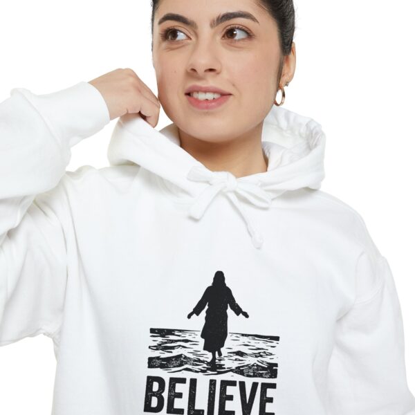 Believe Jesus Walks on Water Hoodie — Vintage Graphic Hoodie