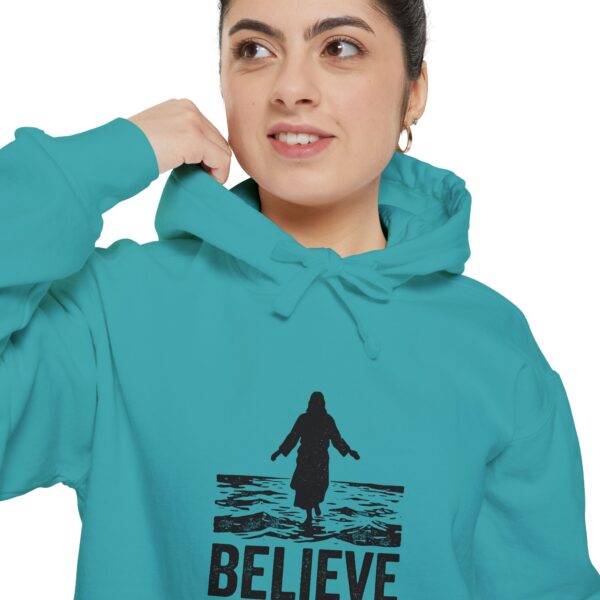 Believe Jesus Walks on Water Hoodie — Vintage Graphic Hoodie