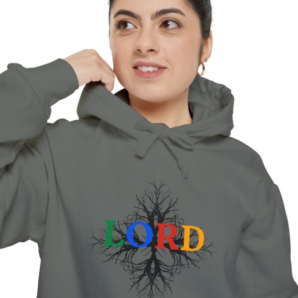 Lord Roots Hoodie — Colorful Tree of Life Christian Pullover