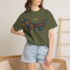 Colorful Angel Wings T-Shirt with Halo — Spiritual Graphic Tee