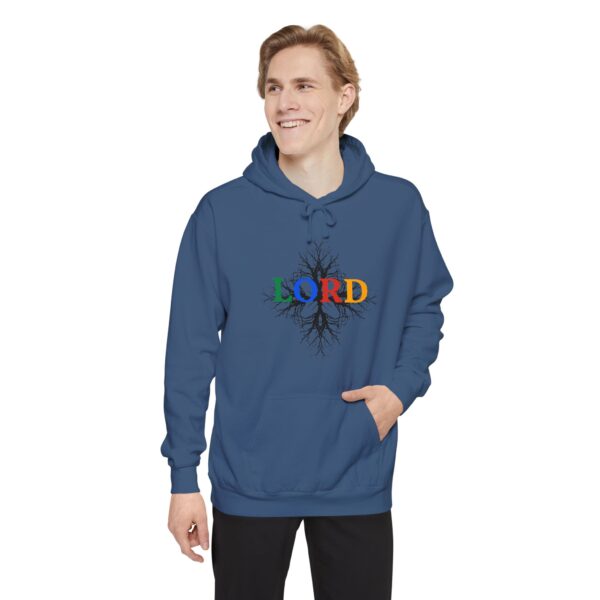 Lord Roots Hoodie — Colorful Tree of Life Christian Pullover