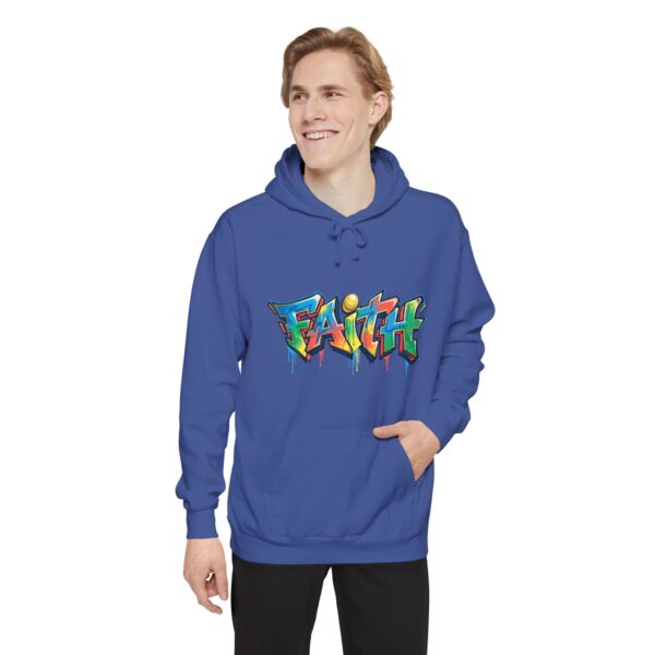 Faith Graffiti Hoodie — Bold Colorstreet Urban Pullover