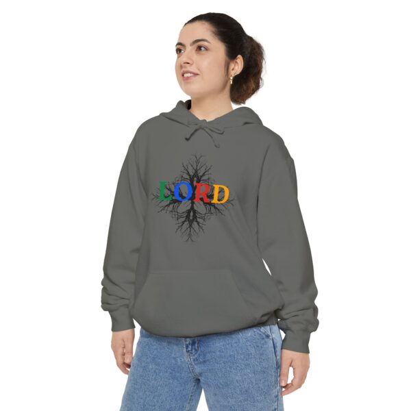 Lord Roots Hoodie — Colorful Tree of Life Christian Pullover
