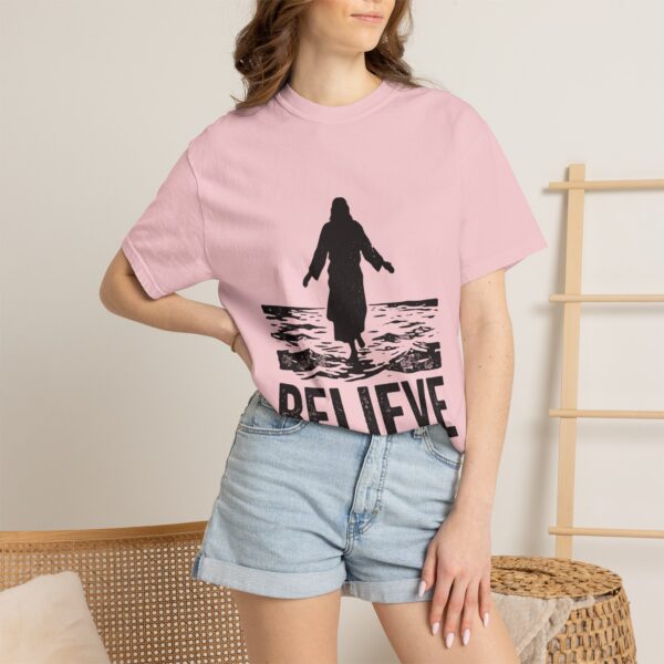 1822551401659326576_2048.jpeg Believe Religious T-Shirt — Faith-Inspired Graphic Tee