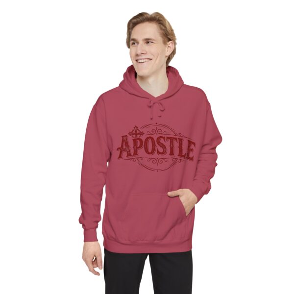 Apostle Hoodie — Vintage Script Religious Pullover