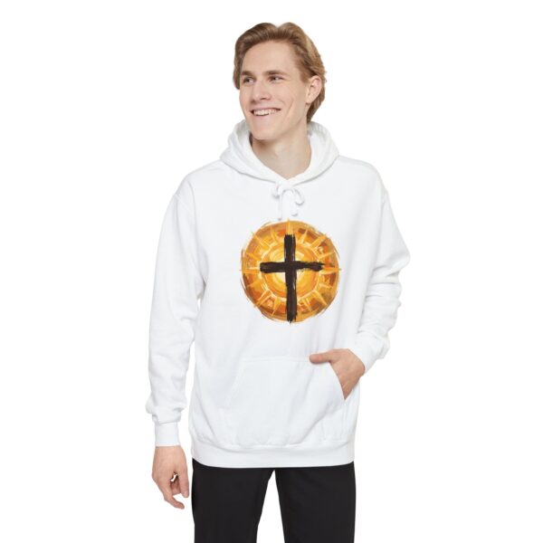 Christian Cross and SunHoodie — Faith Graphic Pullover