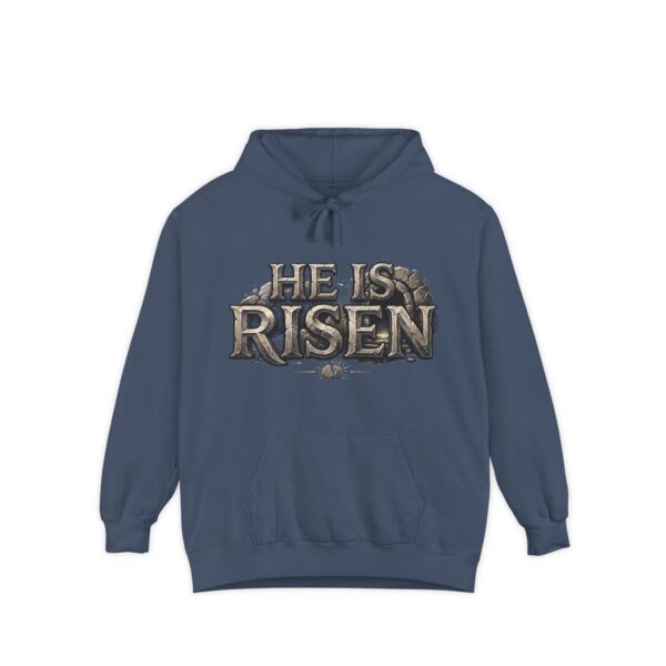 He Is Risen Hoodie — Christian Easter Pullover