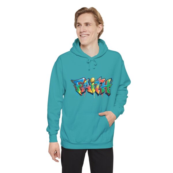 Faith Graffiti Hoodie — Bold Colorstreet Urban Pullover