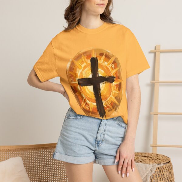 Christian Cross and Sun T-Shirt — Faith Graphic Tee