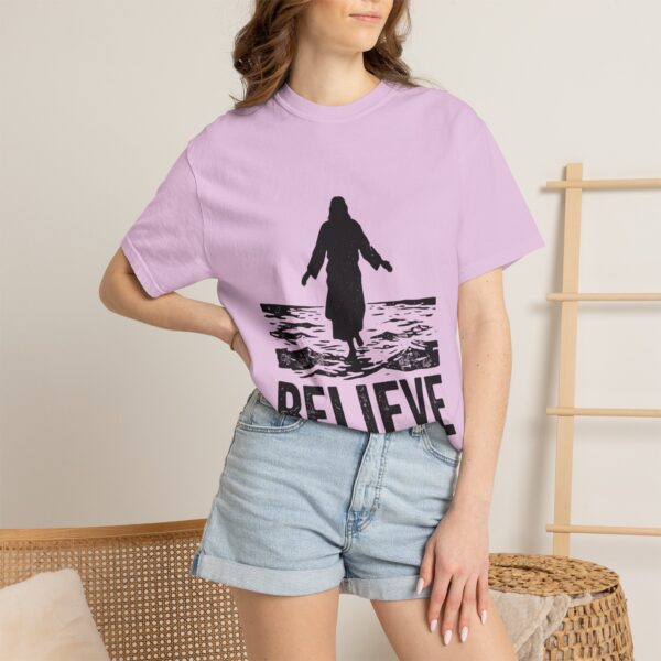 2469689835358160598_2048.jpeg Believe Religious T-Shirt — Faith-Inspired Graphic Tee