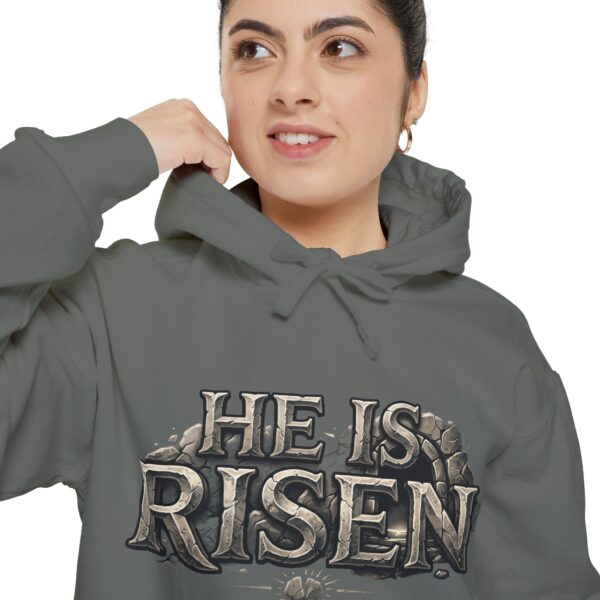 He Is Risen Hoodie — Christian Easter Pullover