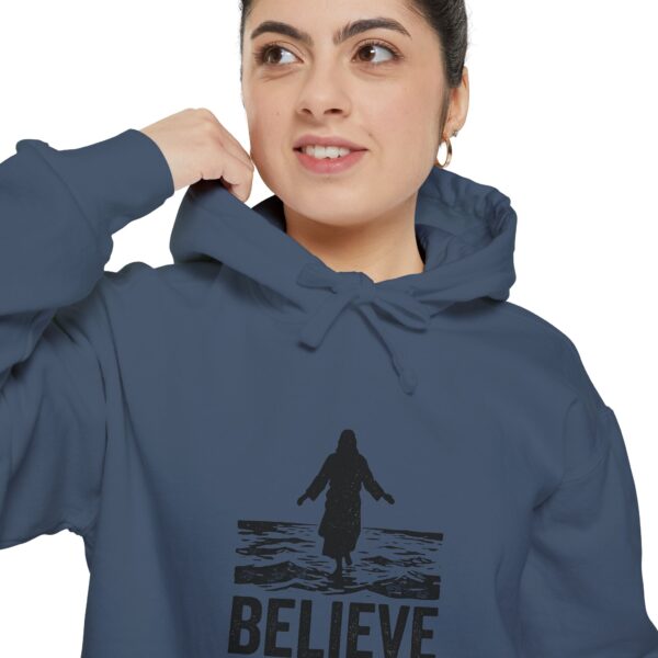 Believe Jesus Walks on Water Hoodie — Vintage Graphic Hoodie