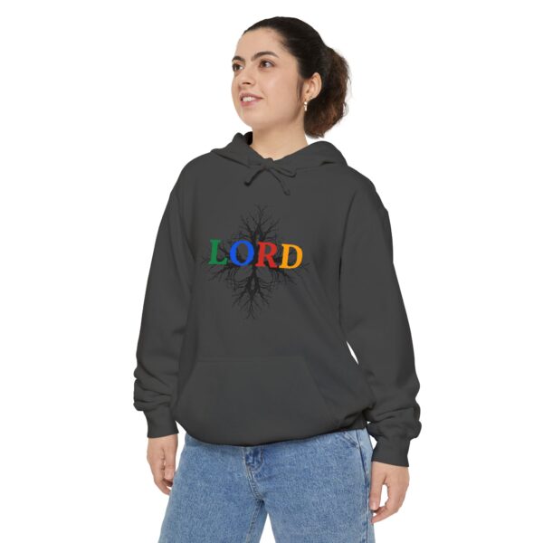 Lord Roots Hoodie — Colorful Tree of Life Christian Pullover