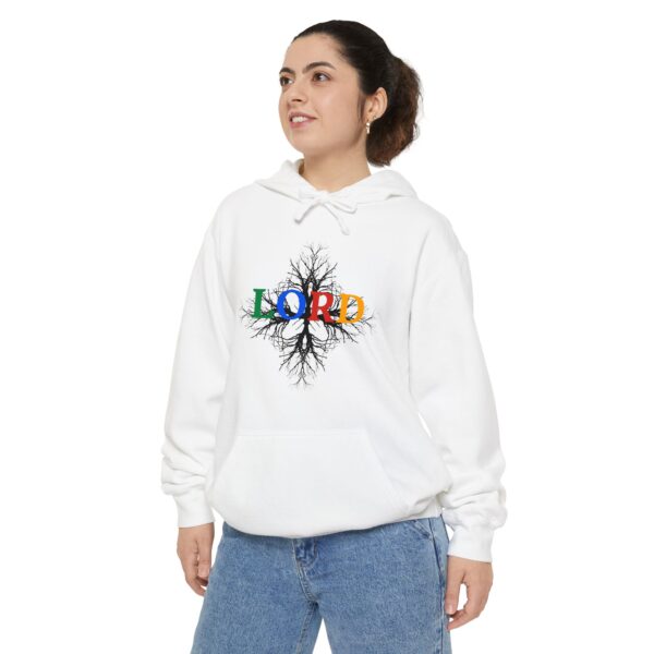 Lord Roots Hoodie — Colorful Tree of Life Christian Pullover