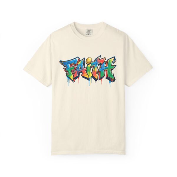 Faith Graffiti T-Shirt — Colorful Street Art Christian Tee