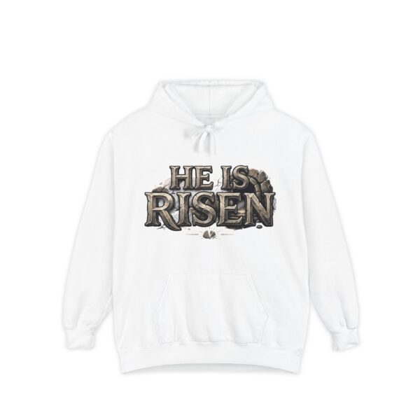 He Is Risen Hoodie — Christian Easter Pullover