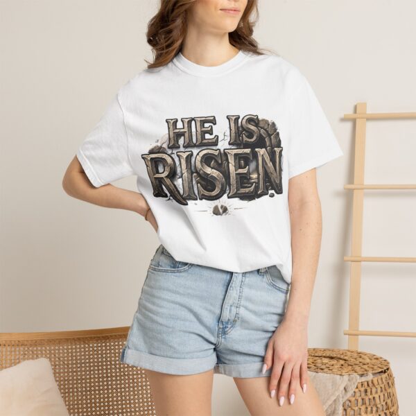 He Is Risen T-Shirt — Religious Christian Tee