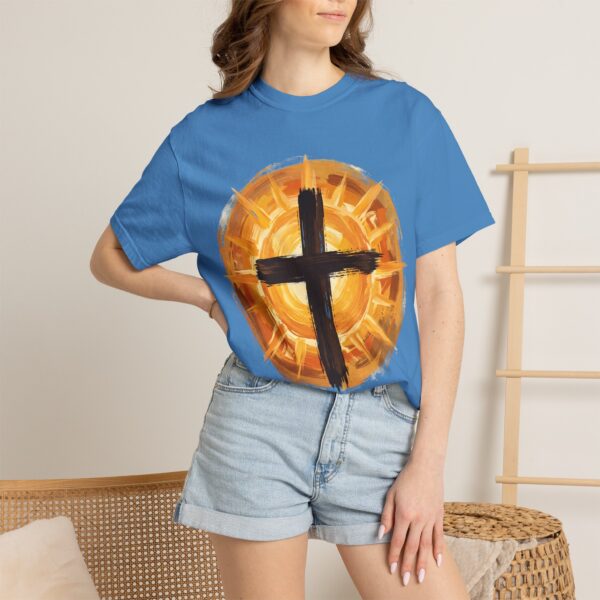 Christian Cross and Sun T-Shirt — Faith Graphic Tee