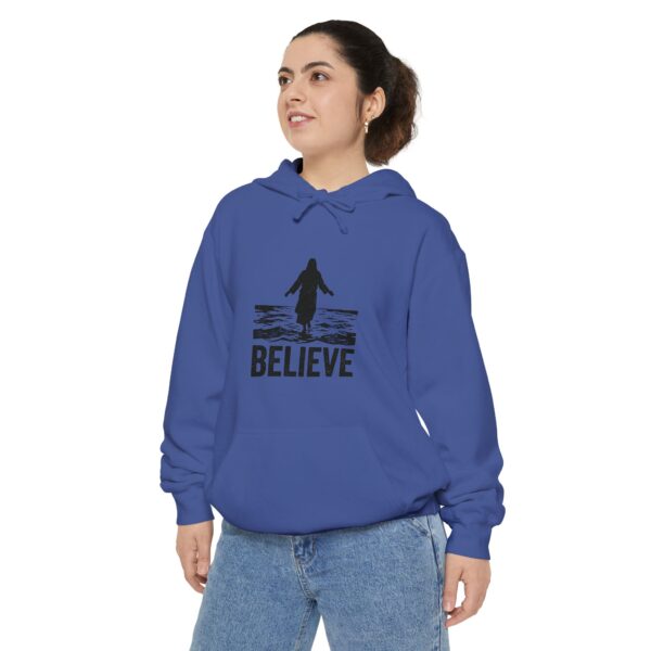 Believe Jesus Walks on Water Hoodie — Vintage Graphic Hoodie
