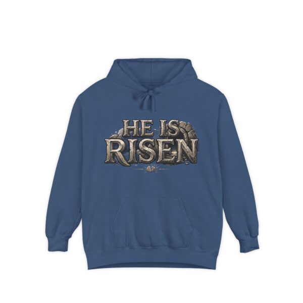 He Is Risen Hoodie — Christian Easter Pullover