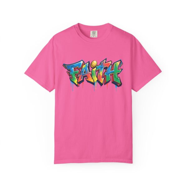 Faith Graffiti T-Shirt — Colorful Street Art Christian Tee