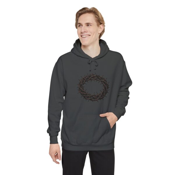 4089568879493720677_2048.jpeg Crown of Thorns Graphic Hoodie — Faith-Inspired Minimalist Pullover