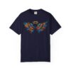 Colorful Angel Wings T-Shirt with Halo — Spiritual Graphic Tee