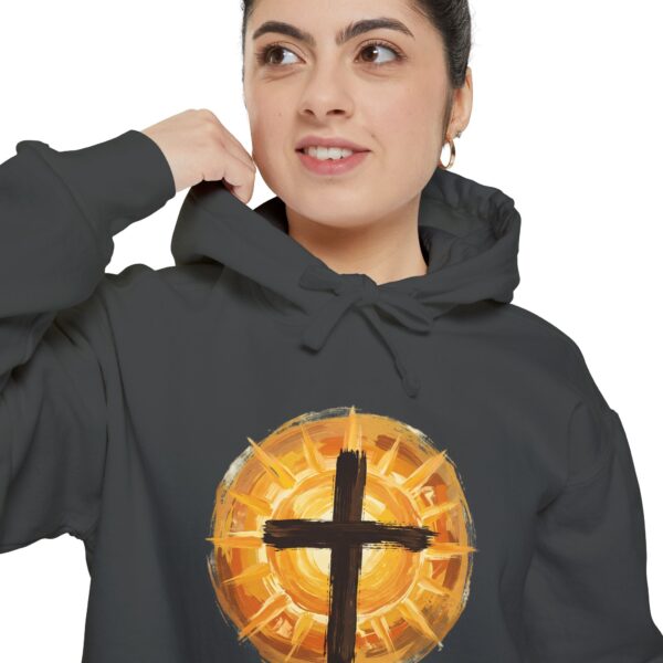 Christian Cross and SunHoodie — Faith Graphic Pullover
