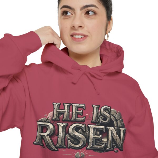He Is Risen Hoodie — Christian Easter Pullover