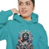 Jesus Portrait Hoodie — Colorful Faith Graphic Pullover
