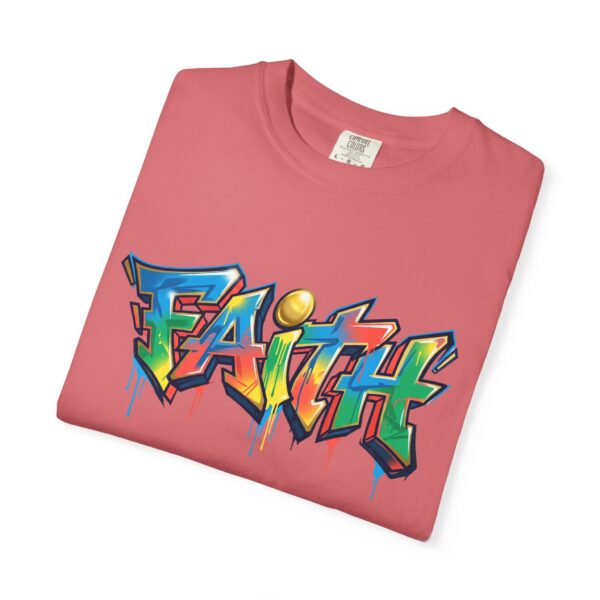 Faith Graffiti T-Shirt — Colorful Street Art Christian Tee