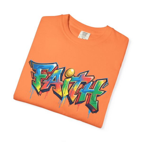 Faith Graffiti T-Shirt — Colorful Street Art Christian Tee