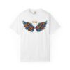 Colorful Angel Wings T-Shirt with Halo — Spiritual Graphic Tee