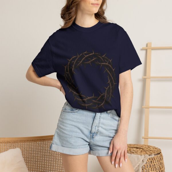 Crown of Thorns Graphic T-Shirt — Minimal Religious Symbol Tee