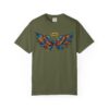 Colorful Angel Wings T-Shirt with Halo — Spiritual Graphic Tee