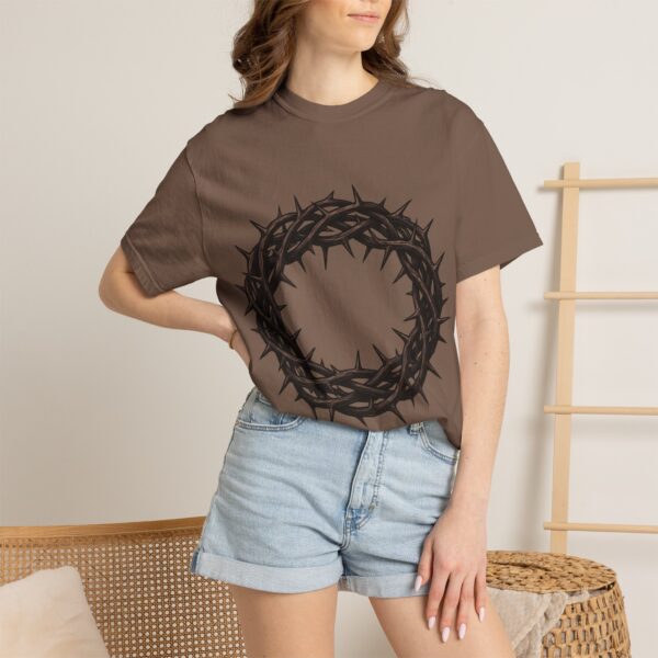 Crown of Thorns Graphic T-Shirt — Minimal Religious Symbol Tee