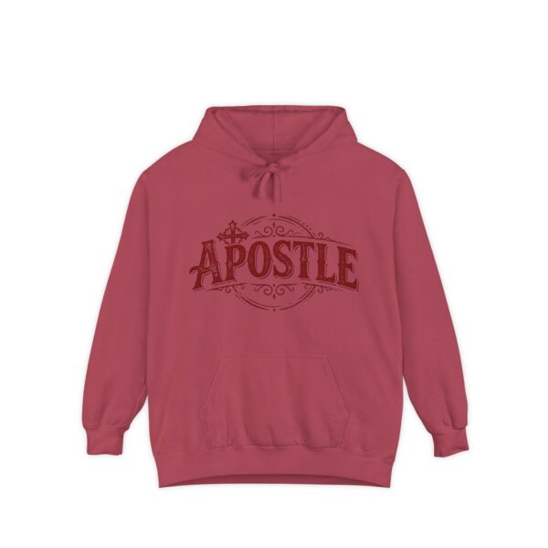 Apostle Hoodie — Vintage Script Religious Pullover